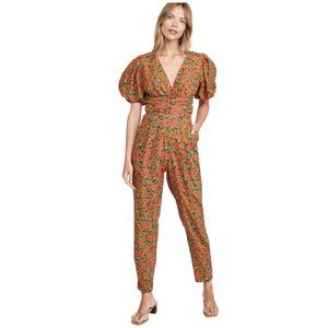 FARM Rio Tucano Paradise Open Back Jumpsuit - Size Small